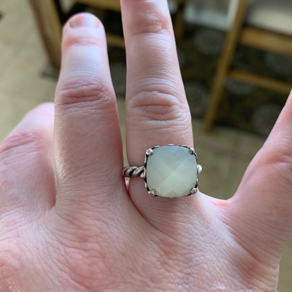 Pandora mother of pearl ring
